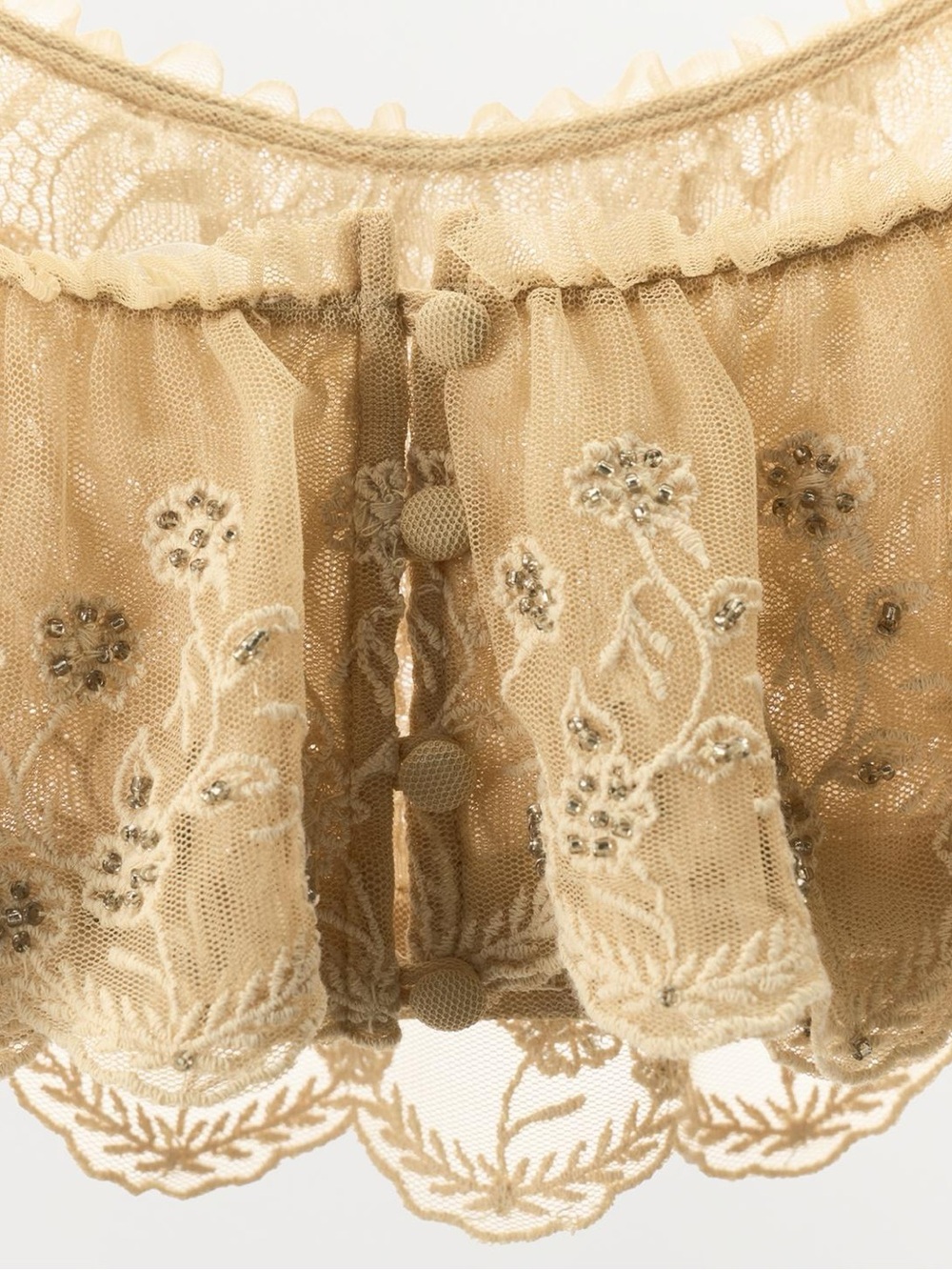 EMBROIDERED RUFFLE CAMISOLE - Picture 7 of 11
